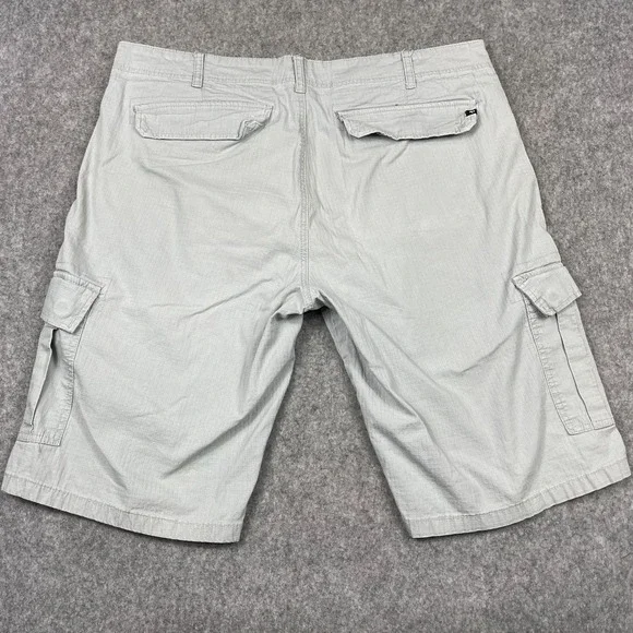 Zoo York Long Cargo Shorts Mens 38 Ripstop Outdoor Utility Skater 13" - Picture 2 of 12